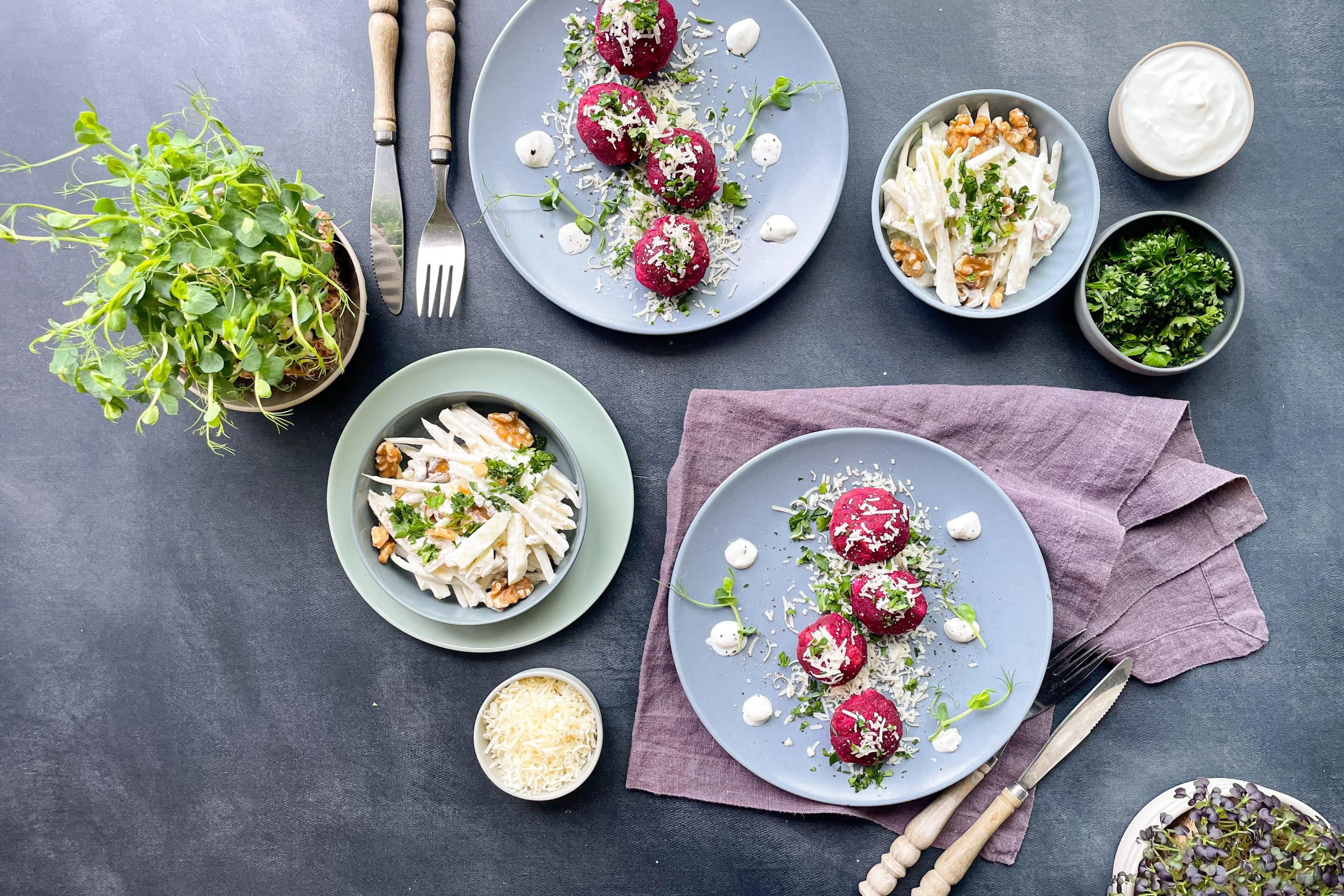 Beetroot Dumplings Min